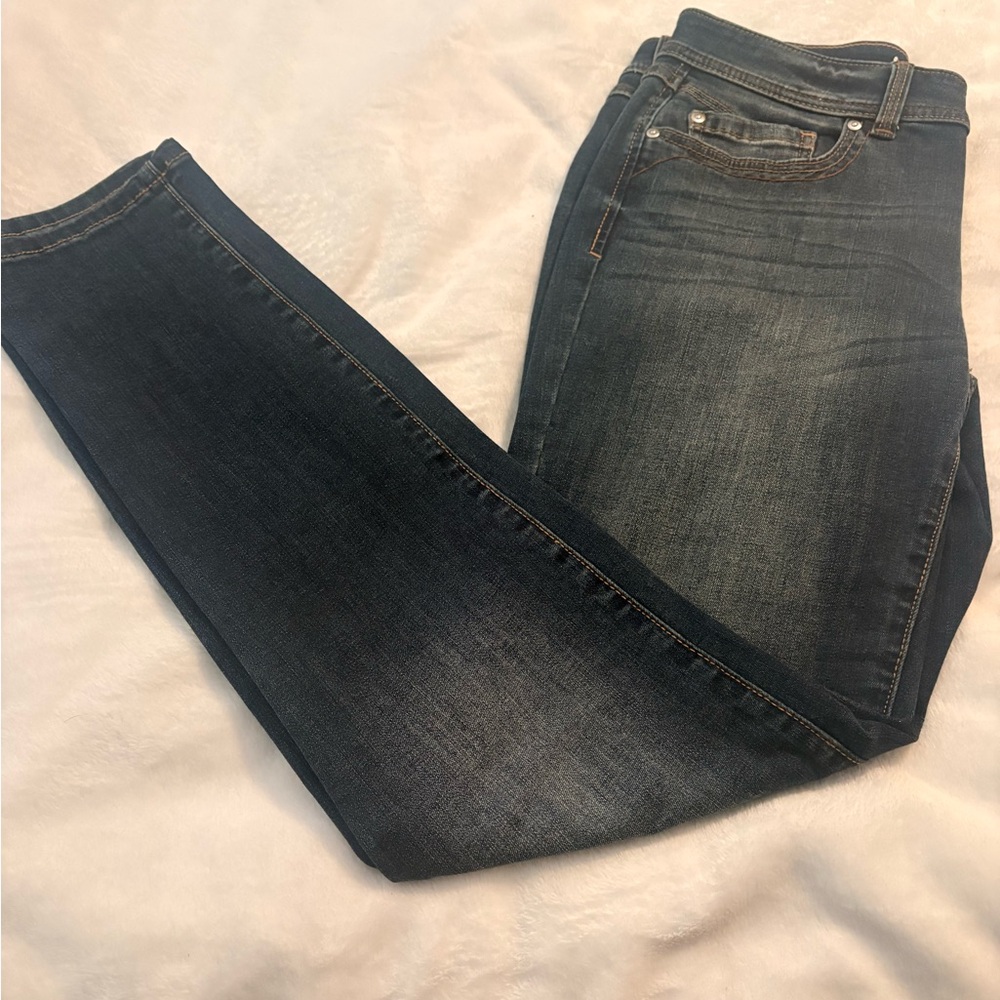 INC International Concepts Dark Wash Skinny Jeans